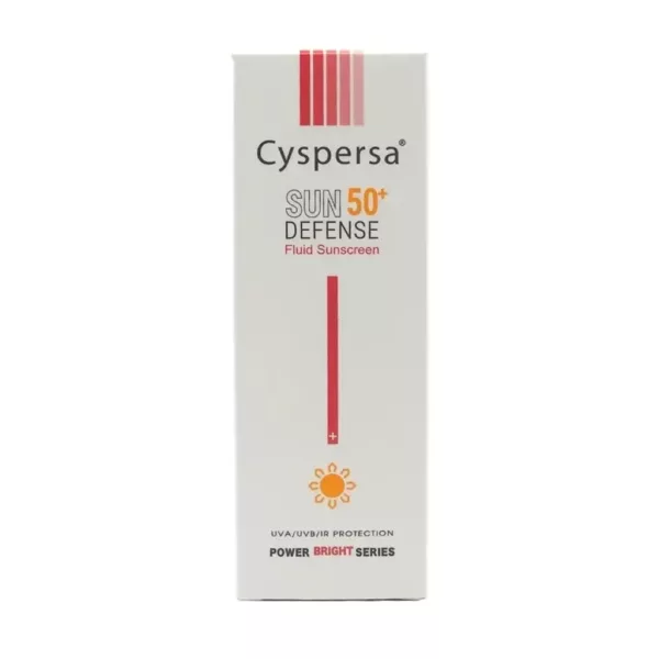 ضد آفتاب فلوئیدی سیسپرسا مدل Sun Defence با SPF50 مناسب انواع پوست حجم 50 میلی لیتر